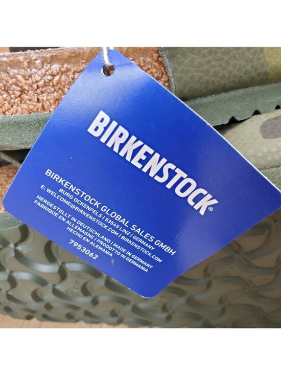 Birkenstock Mens Size 13 Sandals Milano Soft Footbed Birko-Flor Green Camo NEW main image 4